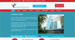 Desktop Screenshot of poornimahospital.com